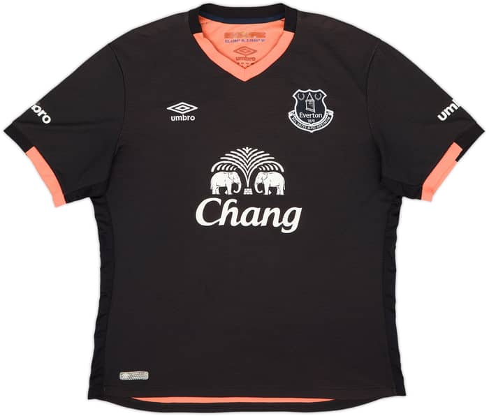 2016-17 Everton Away Shirt Baines #3 - 7/10 - (L)
