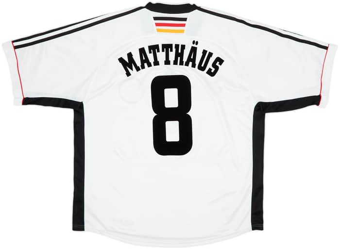 Camiseta de local/entrenamiento de Alemania Matthaus #8 1998-00 - 6/10 - (M)