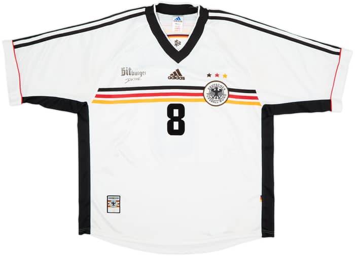 Camiseta de local/entrenamiento de Alemania Matthaus #8 1998-00 - 6/10 - (M)