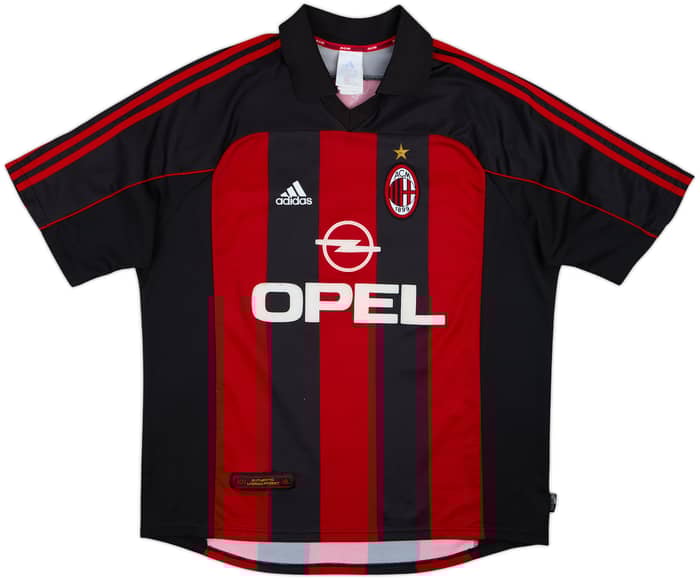 2000-02 AC Milan Home Shirt Shevchenko #7 - 8/10 - (XL)