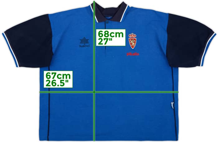 Polo Luanvi del Real Zaragoza 1999-00 - 8/10 - (XL)