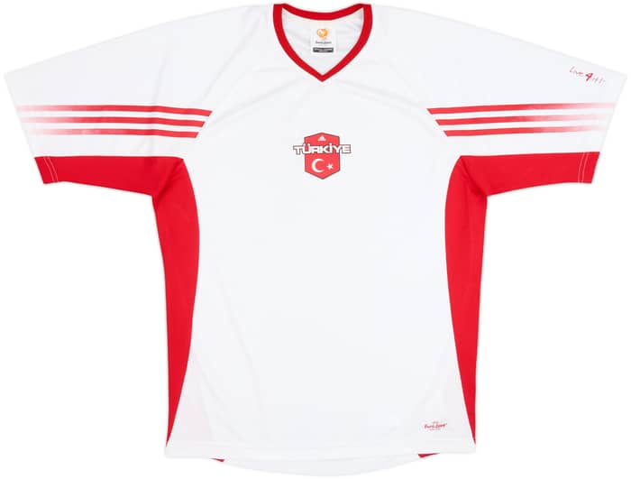 Camiseta adidas Euro 2004 de entrenamiento de Turkey 2004-06 - 9/10 - (M)