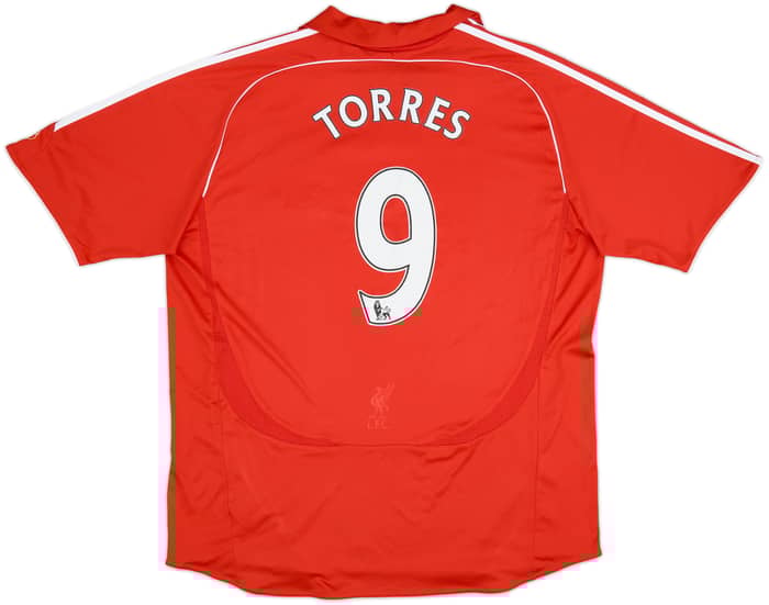 2006-08 Liverpool Home Shirt Torres #9 - 8/10 - (XXL)