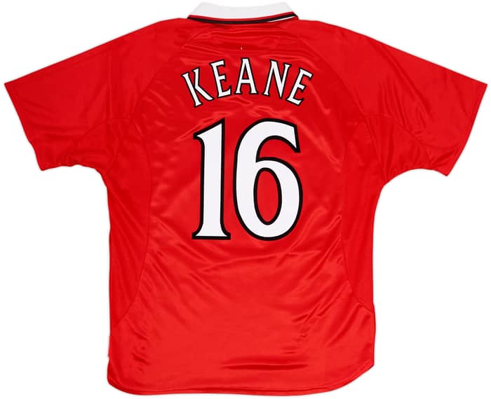 1999-00 Manchester United 'CL Winners' Shirt Keane #16 - 8/10 - (XL)
