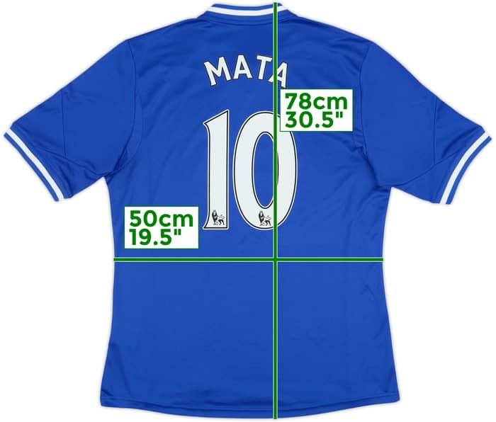 2013-14 Chelsea Home Shirt Mata #10 - 8/10 - (L)
