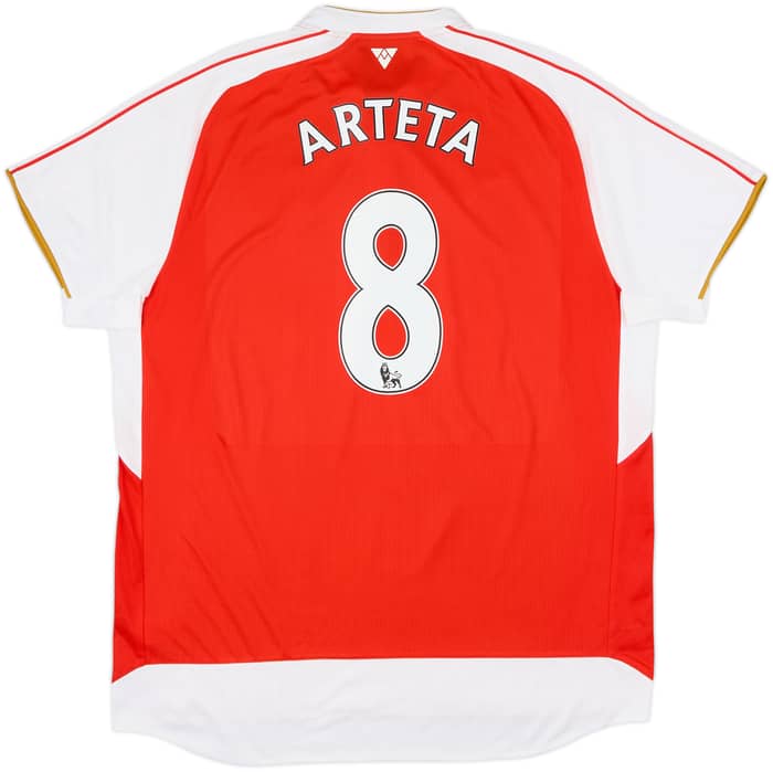 Camiseta de local del Arsenal 2014-15 Arteta #8 - 10/10 - (XXL)