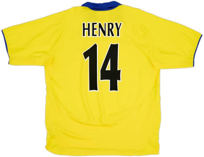 2003-05 Arsenal Away Shirt Henry #14 - 8/10 - (XL)