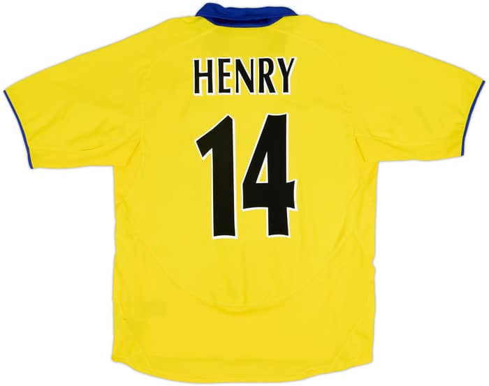 2003-05 Arsenal Away Shirt Henry #14 - 8/10 - (L)