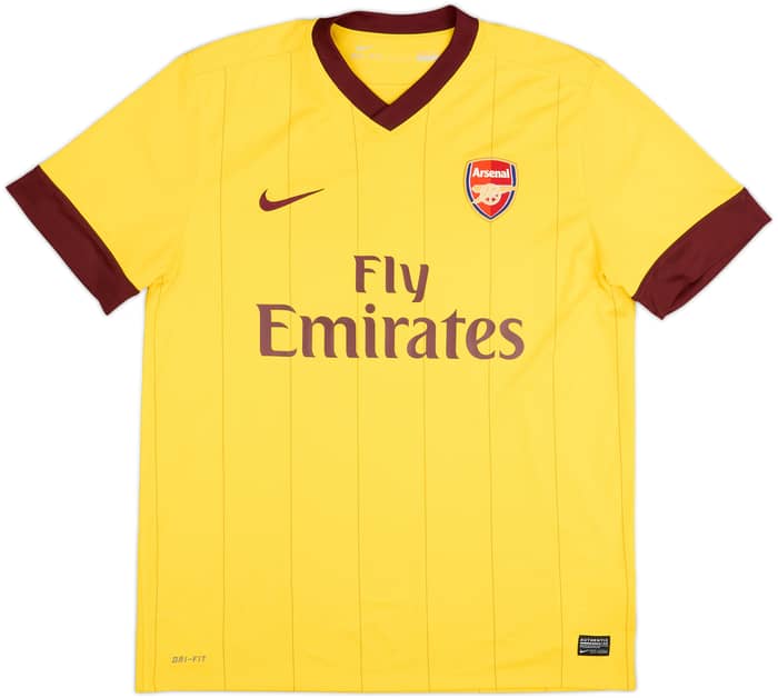 2010-13 Arsenal Visitante Camiseta Arteta #8 - 7/10 - (L)