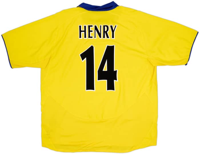 2003-05 Arsenal Away Shirt Henry #14 - 5/10 - (XXL)