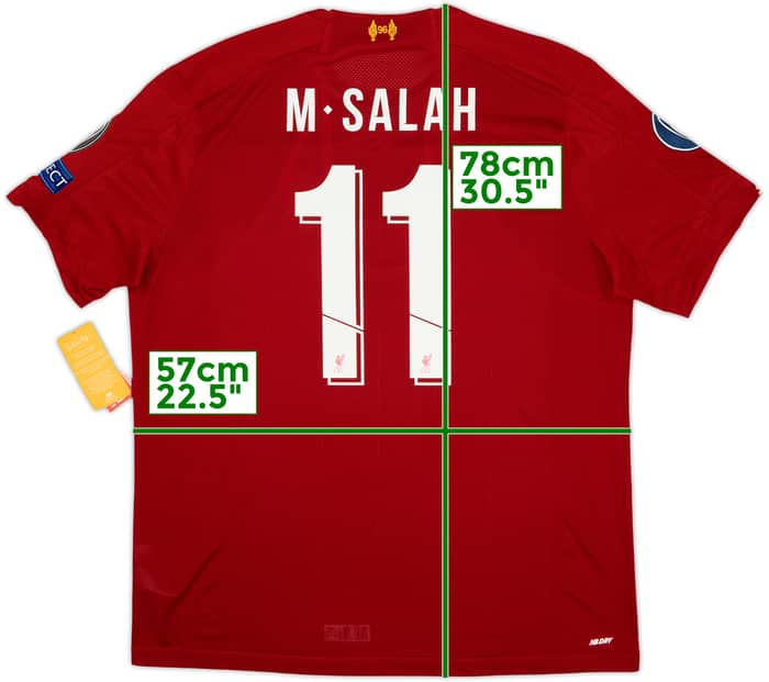 2019-20 Liverpool Home Shirt M.Salah #11 (XL)