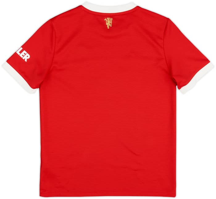 2021-22 Manchester United Home Shirt - 8/10 - (M.Boys)