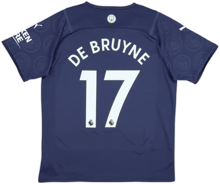 2021-22 Manchester City Tercera Camiseta De Bruyne #17 - 9/10 - (L)
