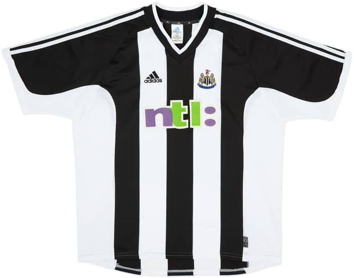 2001-03 Newcastle Home Shirt Shearer #9 - 7/10 - (XL)