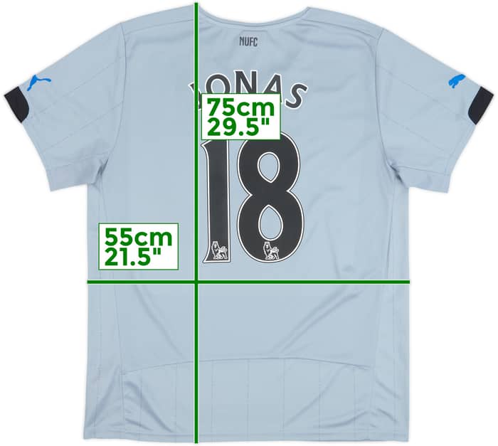 2014-15 Newcastle Away Shirt Jonas #18 - 8/10 - (M)