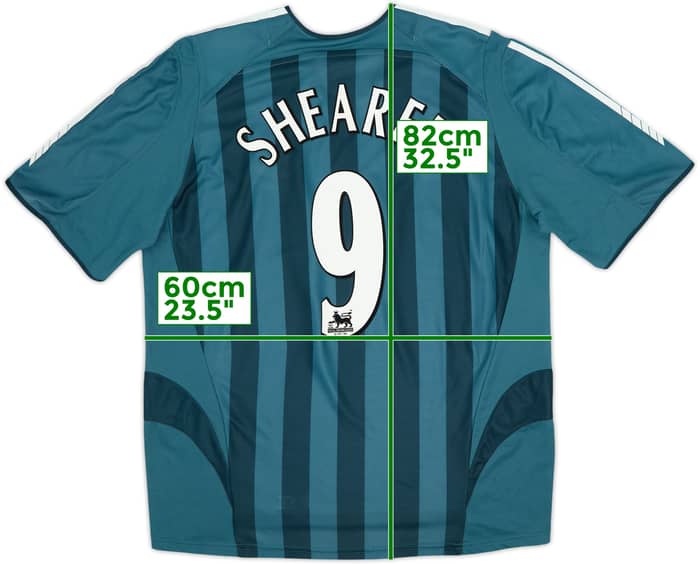2005-06 Newcastle Away Shirt Shearer #9 - 8/10 - (XL)