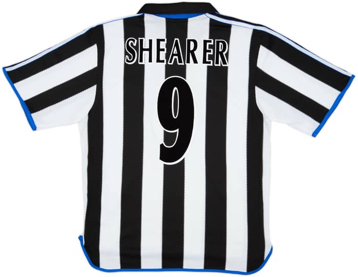1999-00 Newcastle Home Shirt Shearer #9 - 8/10 - (L)