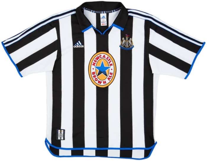1999-00 Newcastle Home Shirt Shearer #9 - 8/10 - (L)