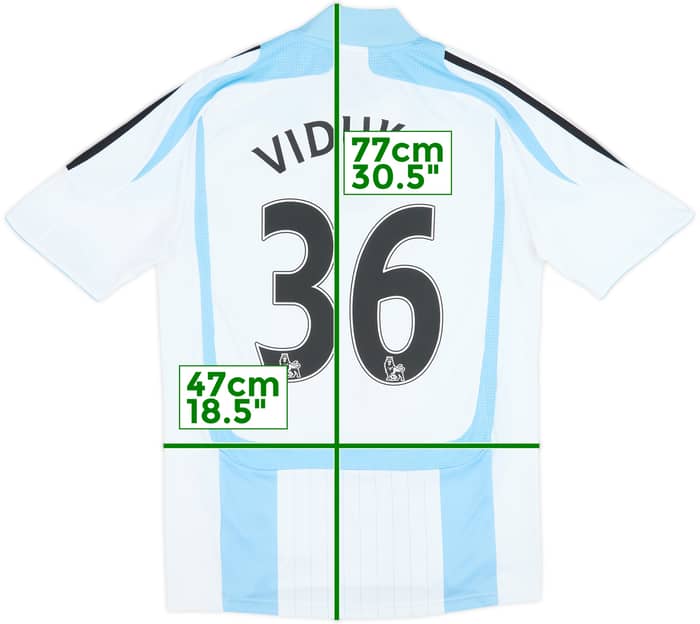 Camiseta de la tercera equipación del Newcastle 2007-08 Viduka #36 - 7/10 - (S)