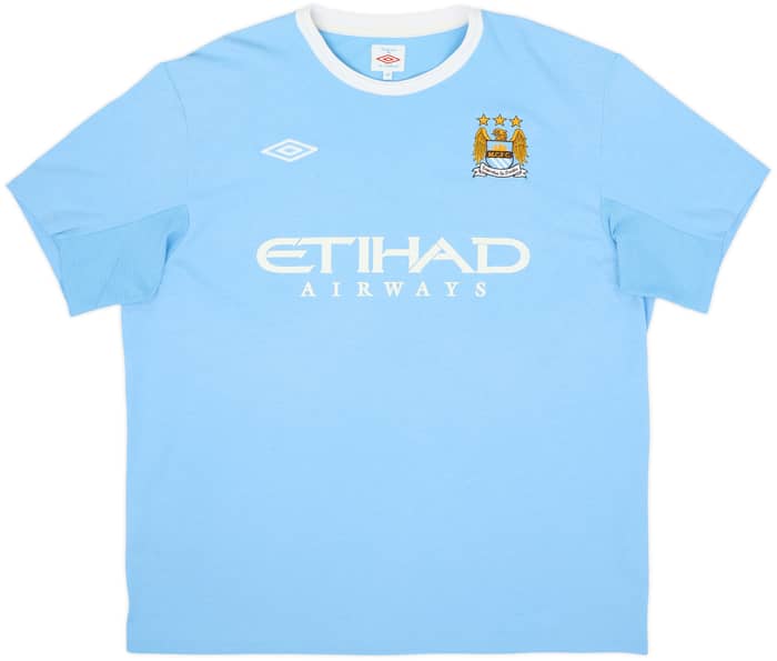 Camiseta de local del Manchester City 2009-10 Wright-Phillips #8 - 8/10 - (XL)