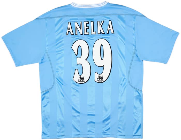 2003-04 Manchester City Home Shirt Anelka #39 - 7/10 - (L)