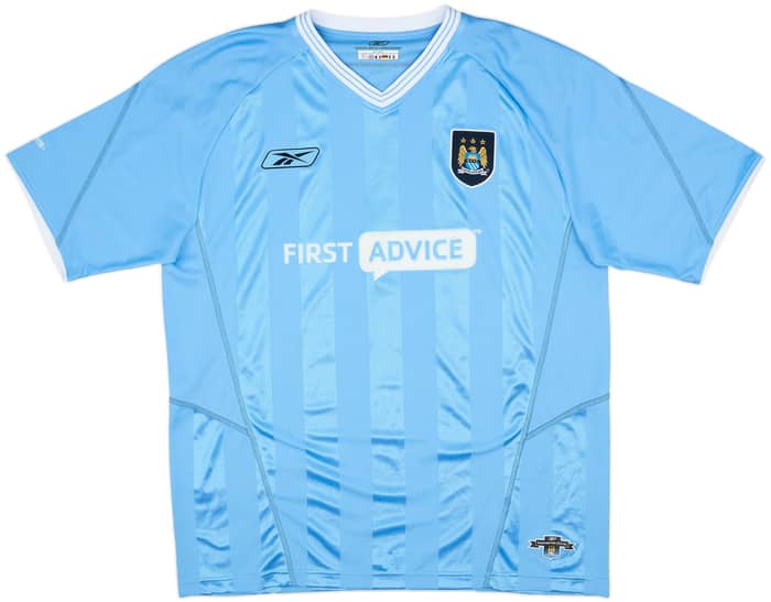 2003-04 Manchester City Home Shirt Anelka #39 - 7/10 - (L)