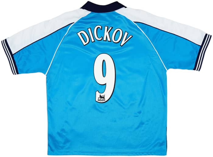 1999-01 Manchester City Home Shirt Dickov #9 - 7/10 - (L)