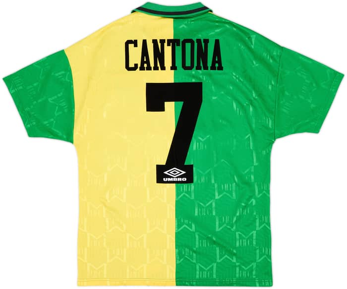 1992-94 Manchester United Third Shirt Cantona #7 - 8/10 - (M)