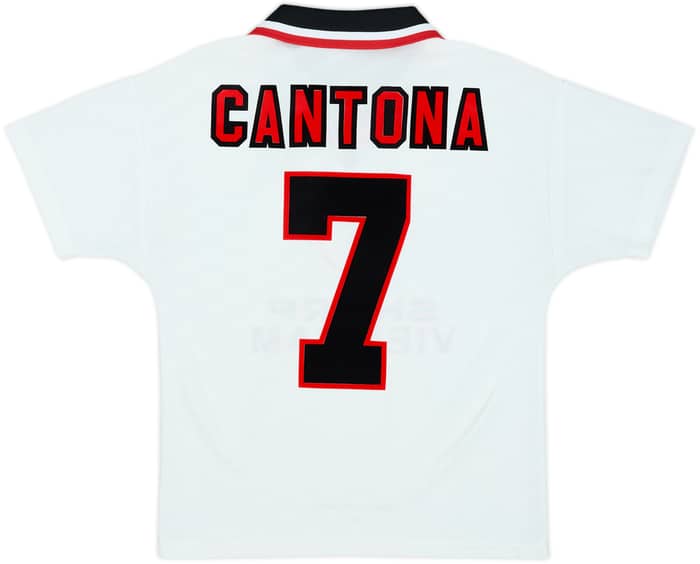 1996-97 Manchester United Away Shirt Cantona #7 - 6/10 - (Y)
