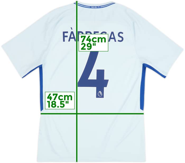 2017-18 Chelsea Away Shirt Fabregas #4 - 8/10 - (S)