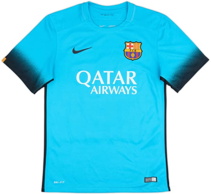2015-16 Barcelona Third Shirt Suarez #9 - 10/10 - (S)