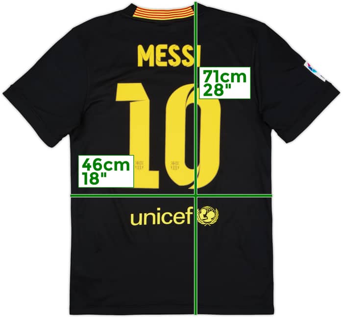 2013-14 Barcelona Third Shirt Messi #10 - 10/10 - (S)