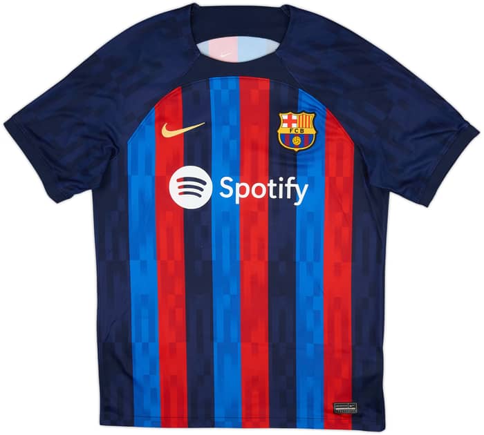 2022-23 Barcelona Home Shirt Pedri #8 - 9/10 - (M)