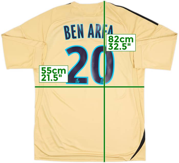 2008-09 Olympique Marseille Third Shirt Ben Arfa #20 - 8/10 - (XL)