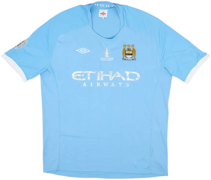 2010-11 Manchester City Home Shirt - 4/10 - (XL)