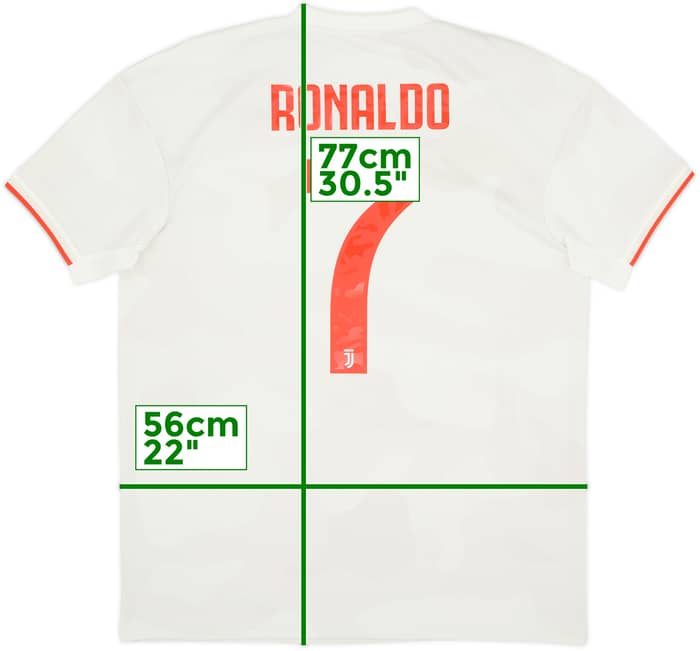 2019-20 Juventus **Camiseta de Visitante** Ronaldo #7 - 9/10 - (L)