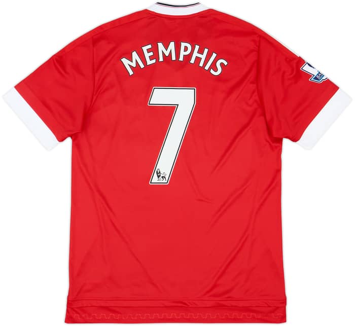2015-16 Manchester United Home Shirt Memphis #7 - 7/10 - (M)