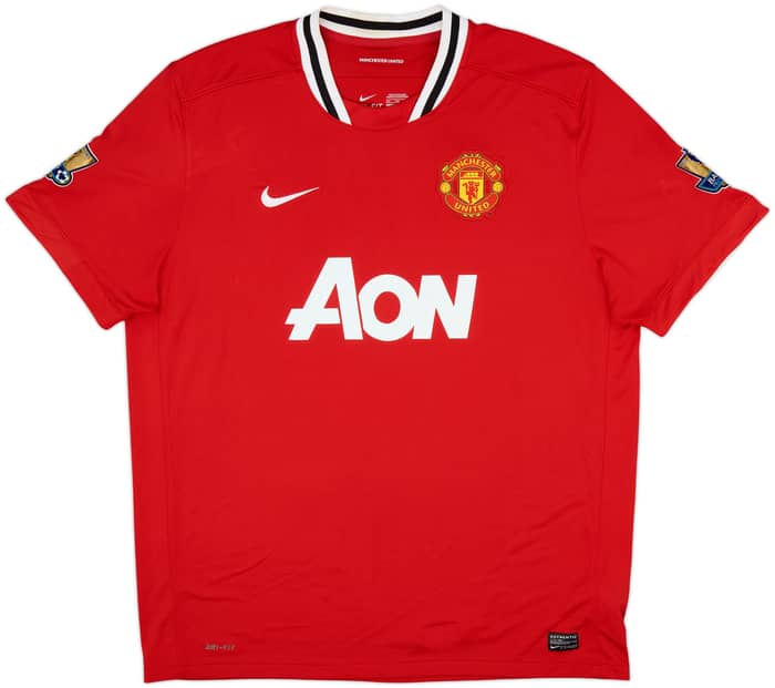 2011-12 Manchester United Home Shirt Rooney #10 - 7/10 - (XXL)