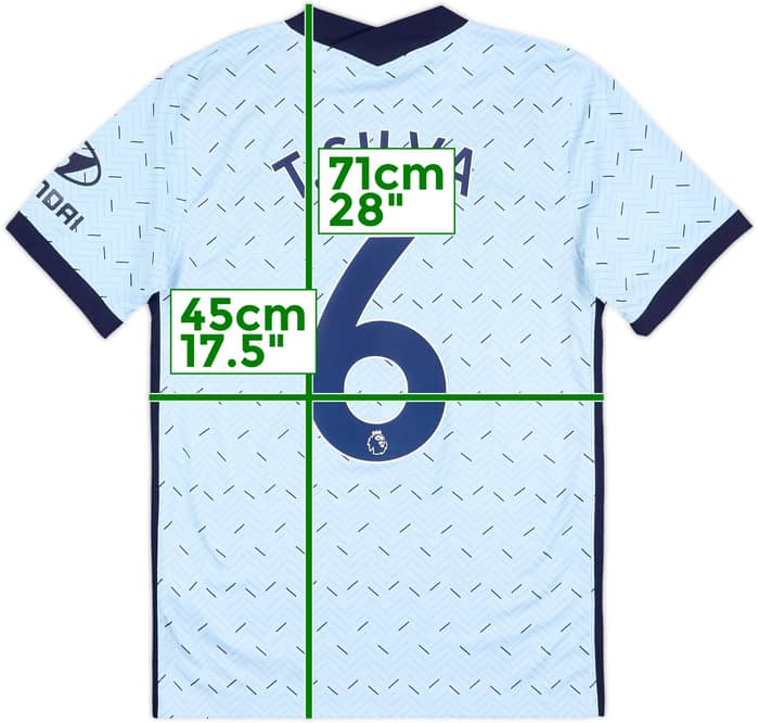 2020-21 Chelsea Away Shirt T.Silva #6 - 8/10 - (S)