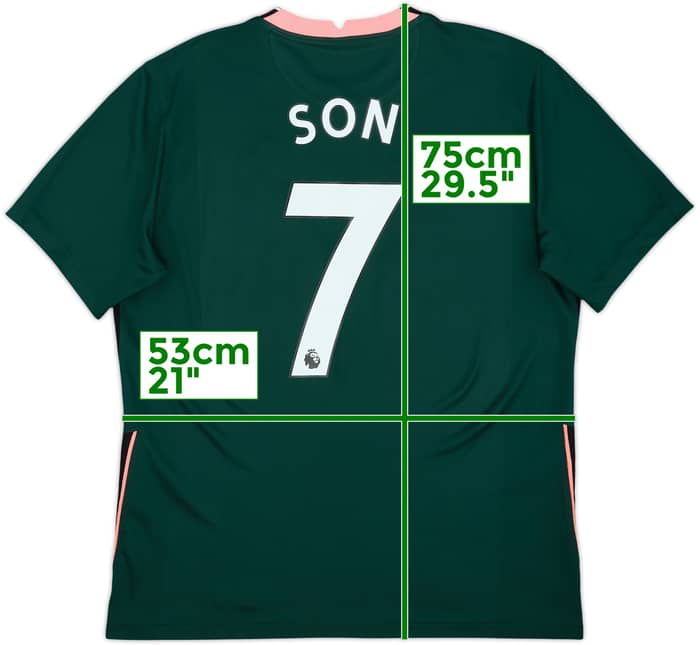 2020-21 Tottenham Away Shirt Son #7 - 8/10 - (L)