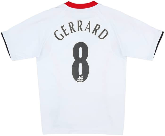 2005-06 Liverpool Away Shirt Gerrard #8 - 9/10 - (S)