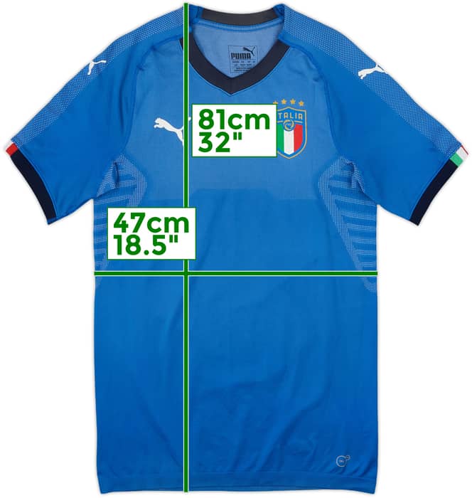 2018-19 Italy Authentic Home Shirt - 6/10 - (L)