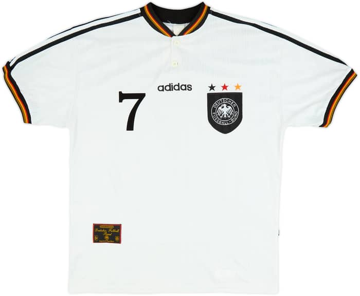 1996-98 Germany Home Shirt Moller #7 - 6/10 - (L)