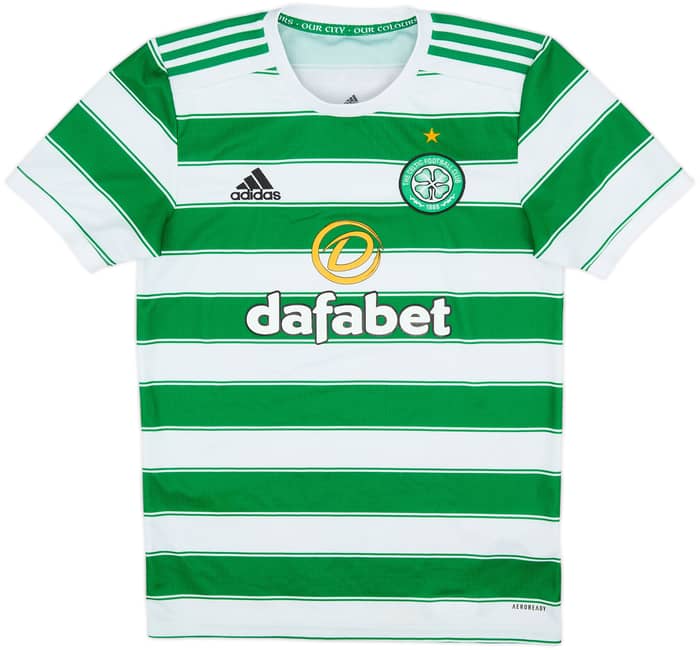 2021-22 Celtic Home Shirt - 8/10 - (S)