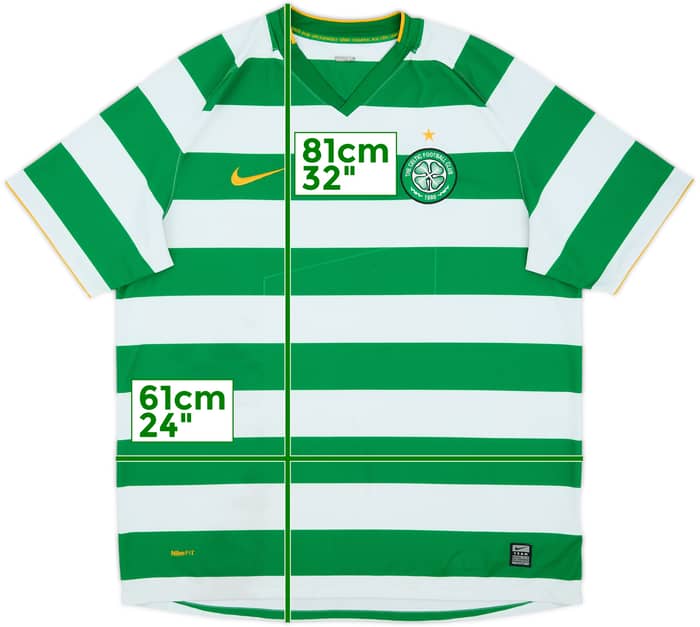 2008-10 Celtic Home Shirt - 4/10 - (XL)