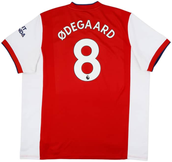 2021-22 Arsenal Home Shirt Odegaard #8 - 9/10 - (3XL)