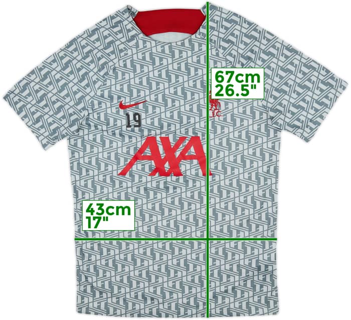 2022-23 Liverpool Player Issue Nike Training Shirt #19 - 9/10 - (S)