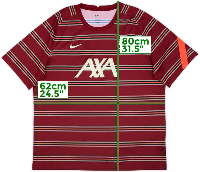 2021-22 Liverpool Nike Training Shirt - 9/10 - (XXL)