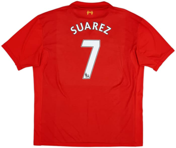 2012-13 Liverpool Home Shirt Suarez #7 - 7/10 - (3XL)