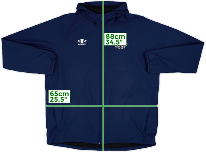 2015-16 Everton Umbro Hooded Track Jacket - 8/10 - (XXL)